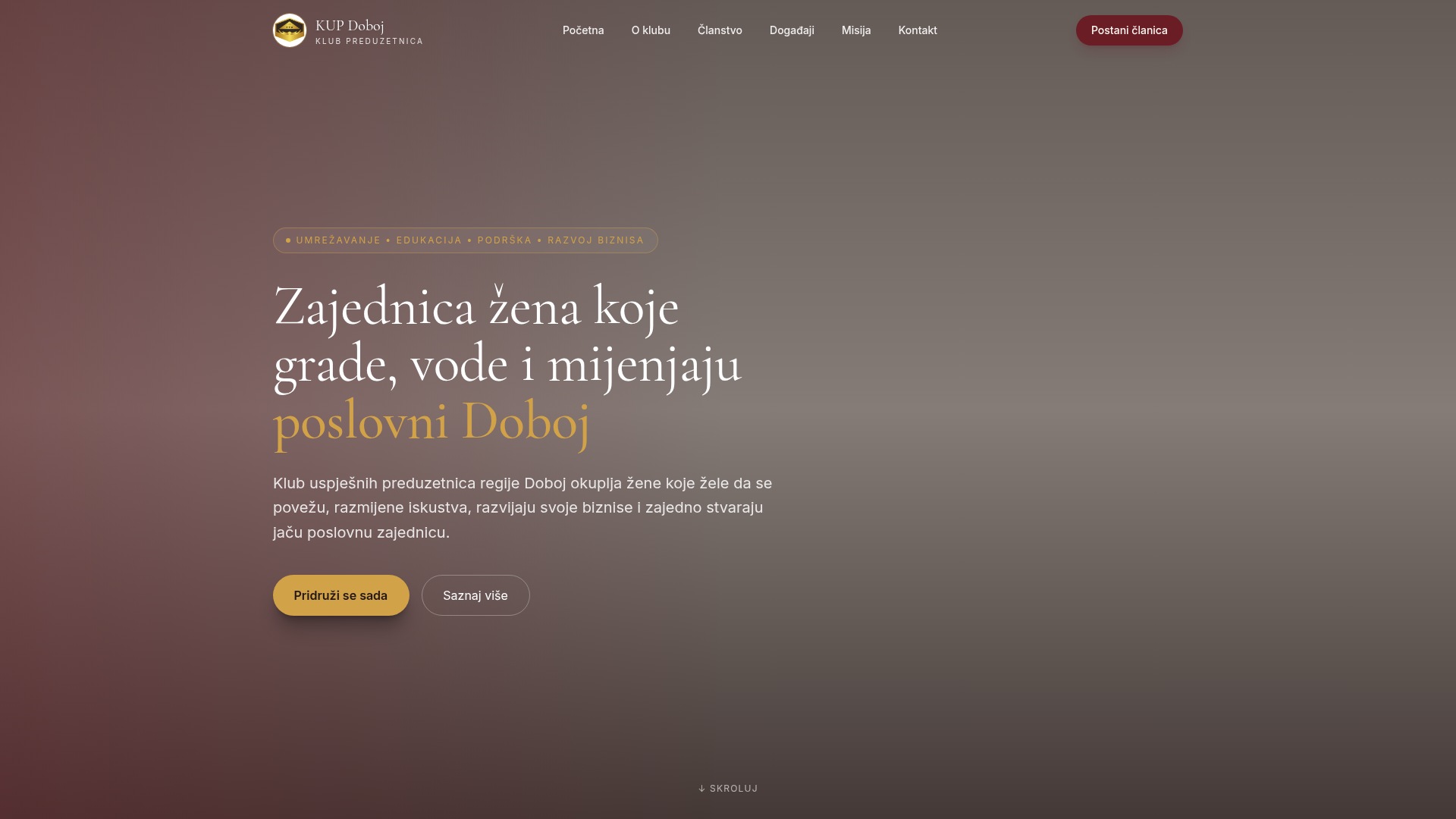 Kup Doboj Website