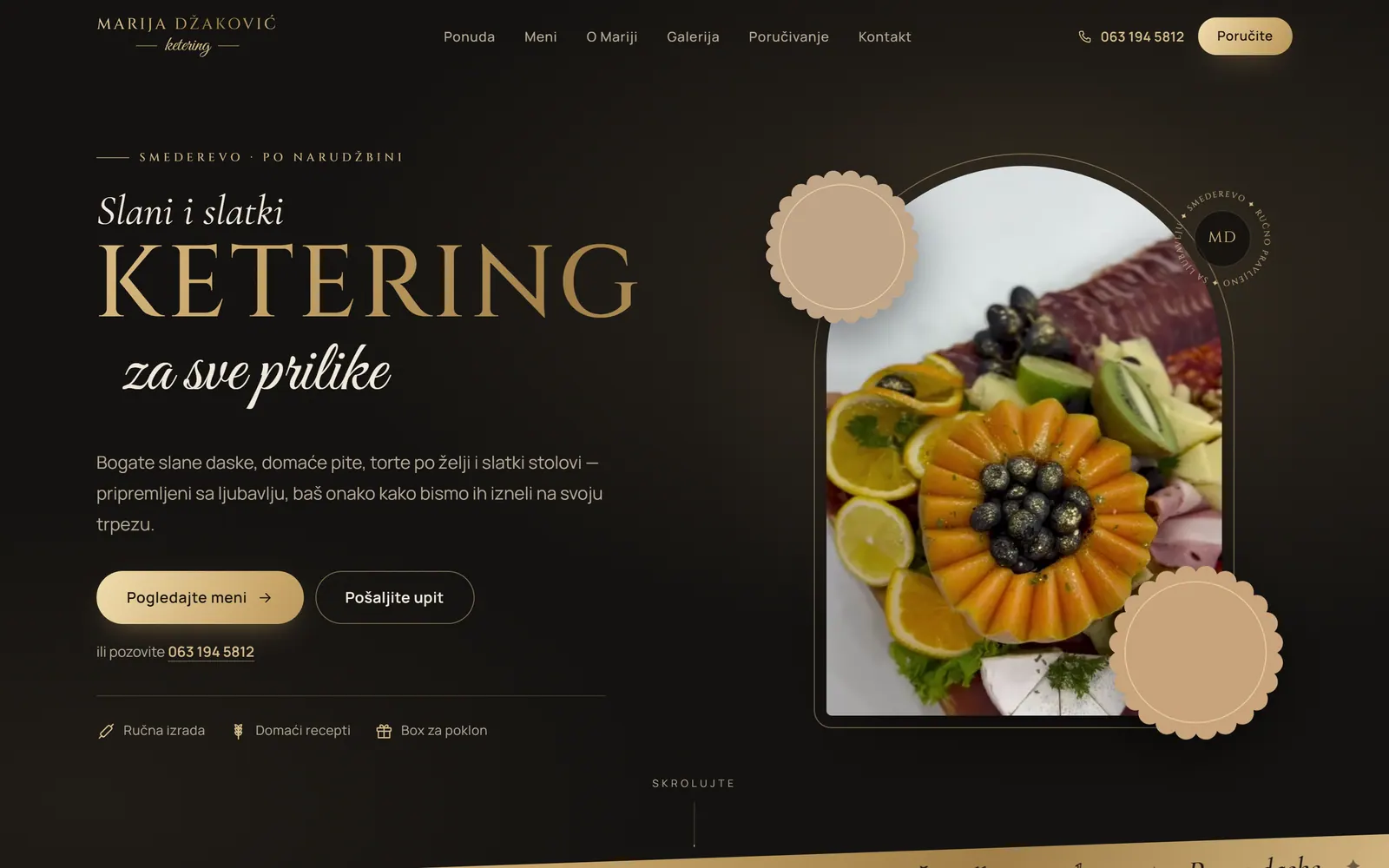 Ketering Marija — Catering, Smederevo, Serbia