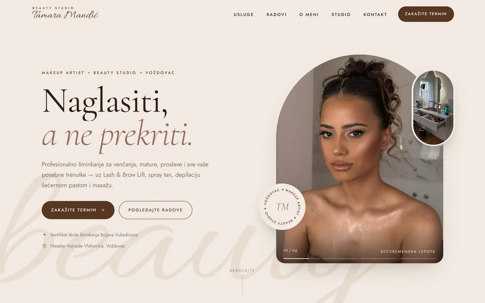 Beauty Studio Tamara Mandić — Make-up- & Beauty-Studio