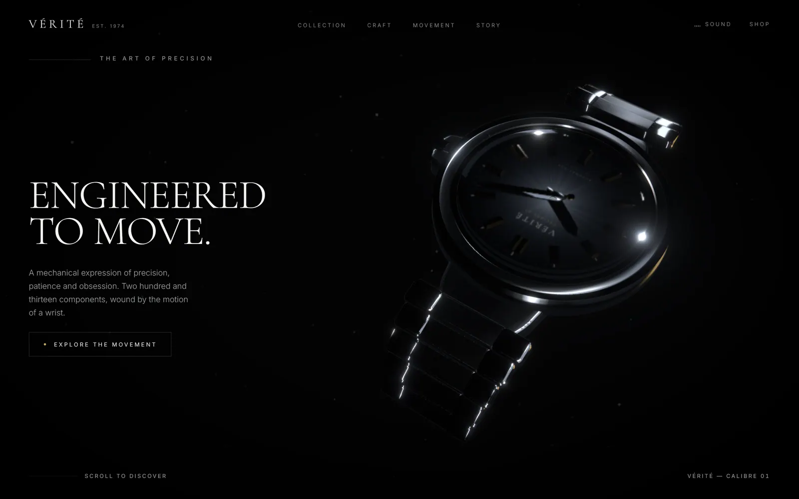 VÉRITÉ Calibre 01 — Luxusuhren